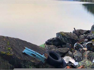 forsøpling Dokkadeltaet Våtmarkssenter