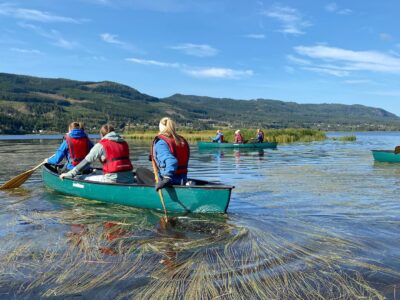 kanotur Dokkadeltaet Våtmarkssenter naturveiledning biologi